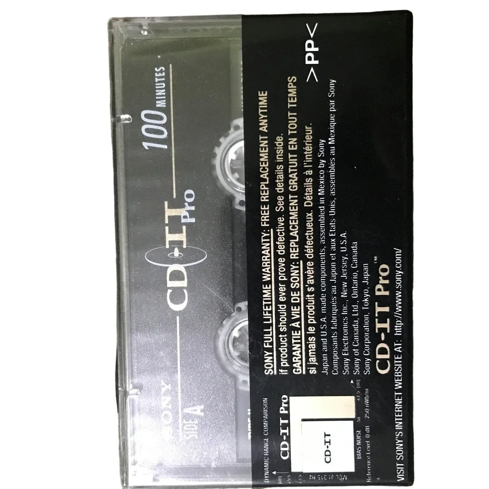 Sony CD-IT Pro 100 Minute Audio Cassette Tape